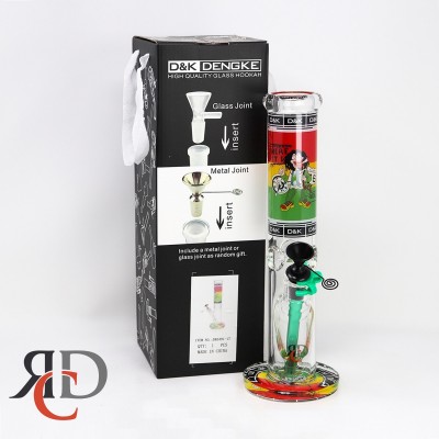 WATER PIPE STRAIGHT TUBE COLOR DOWNSTEM MARLEY THEME IN A GIFT BOX WP1968 1CT